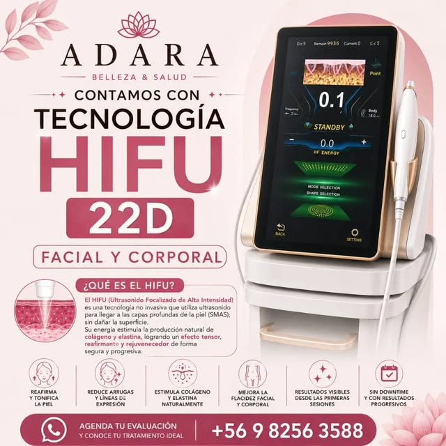 HIFU facial y corporal en Adara Belleza y Salud
