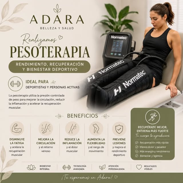 Presoterapia en Adara Belleza y Salud, Talcahuano
